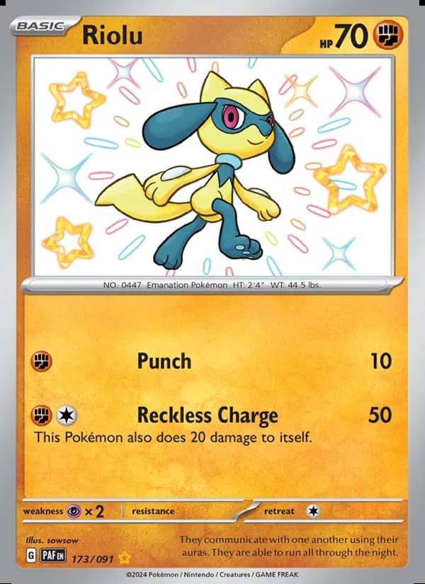 Riolu — Destinos de Paldea #173