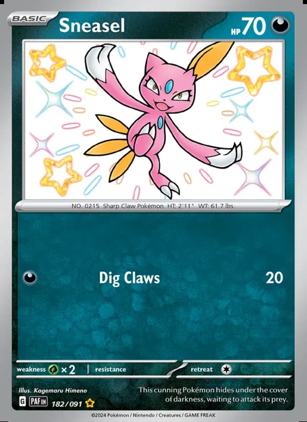 Sneasel — Paldean Fates #182
