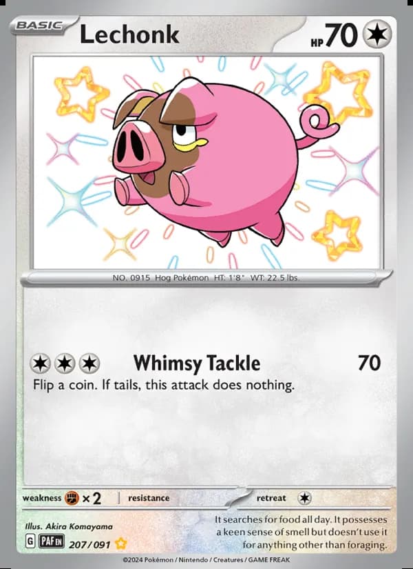 Lechonk — Paldean Fates #207