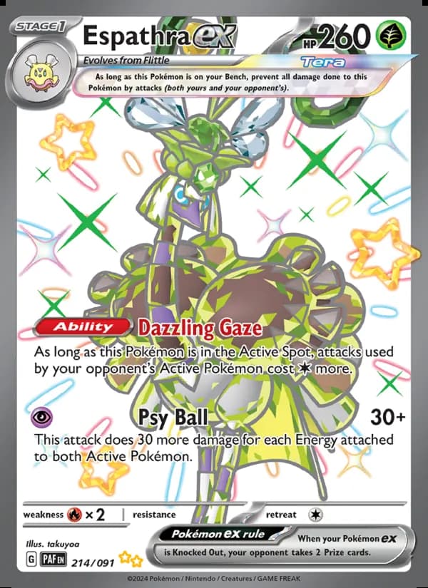 Espathra ex — Destinos de Paldea #214