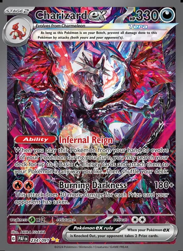 Charizard ex — Destinos de Paldea #234