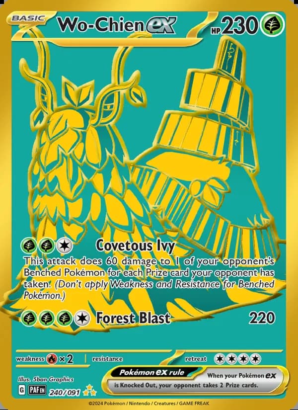 Wo-Chien ex — Paldean Fates #240