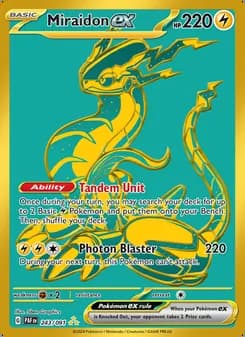 Miraidon ex — Paldean Fates #243
