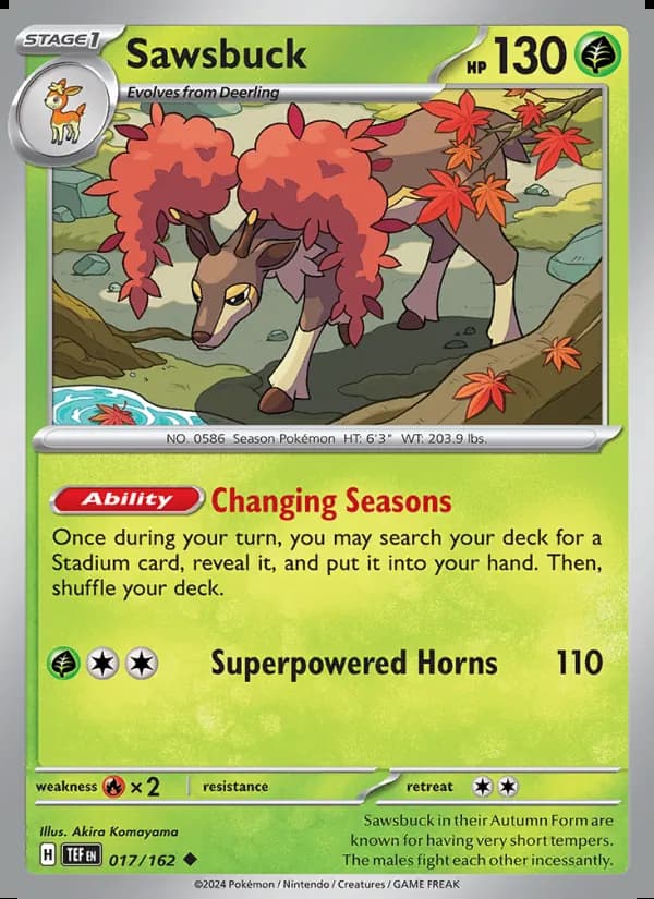 Sawsbuck — Temporal Forces #017