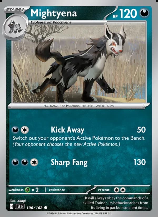 Mightyena — Temporal Forces #106