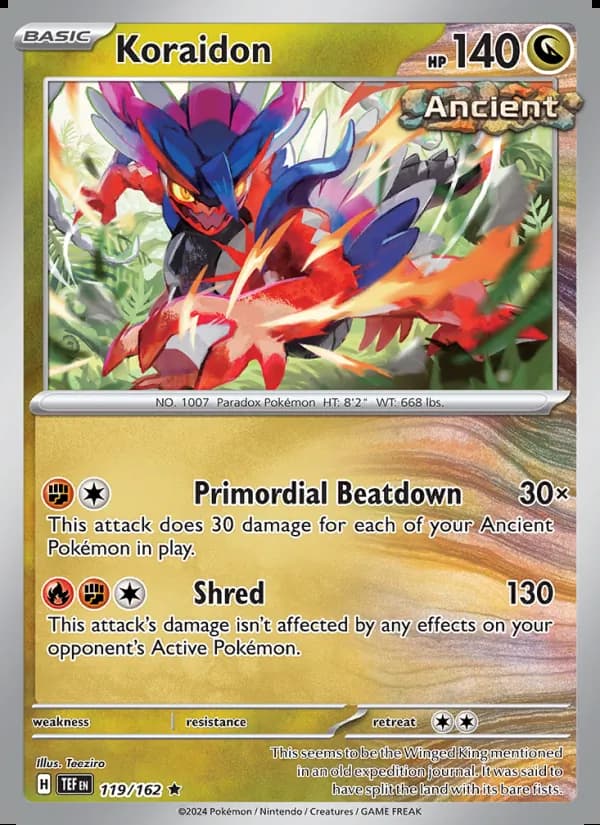 Koraidon — Temporal Forces #119