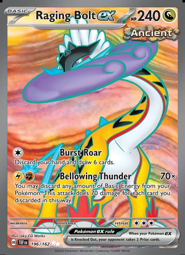 Raging Bolt ex — Temporal Forces #196