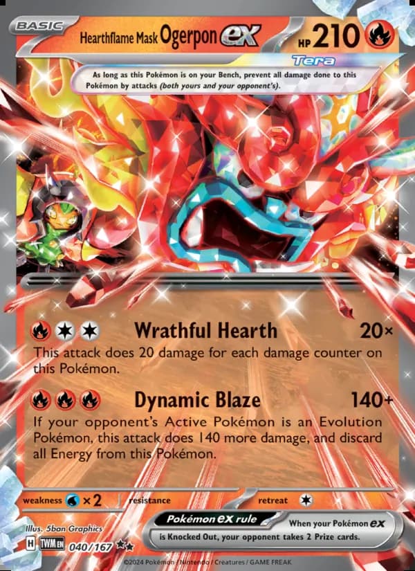 Ogerpon Máscara Horno ex — Mascarada Crepuscular #040
