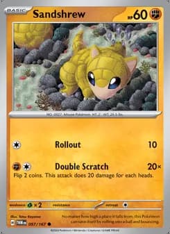 Sandshrew — Twilight Masquerade #097
