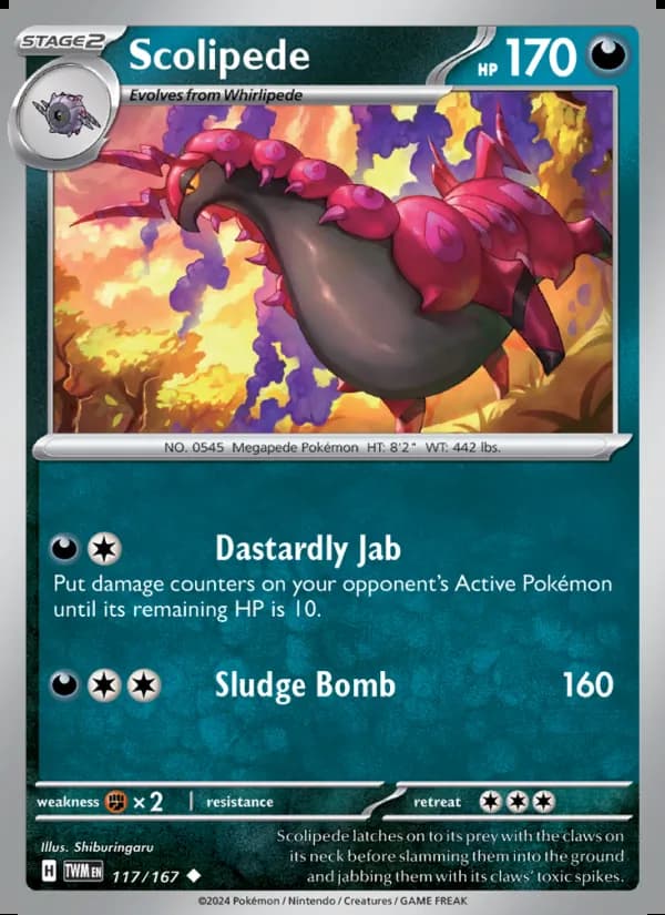Scolipede — Twilight Masquerade #117