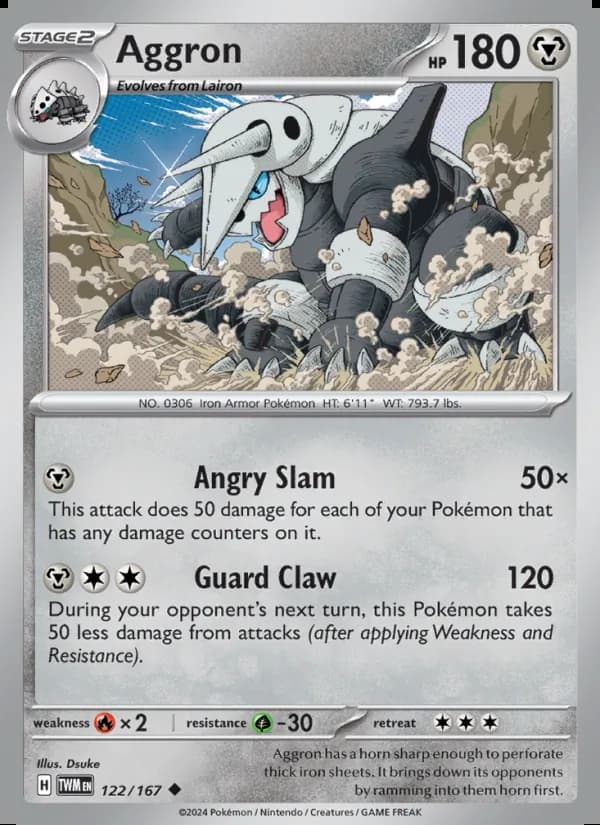 Aggron — Mascarada Crepuscular #122