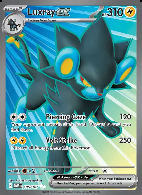 Luxray ex — Twilight Masquerade #195