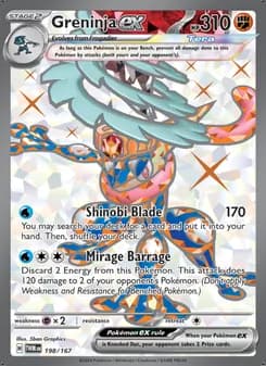 Greninja ex — Twilight Masquerade #198