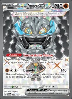 Cornerstone Mask Ogerpon ex — Twilight Masquerade #199