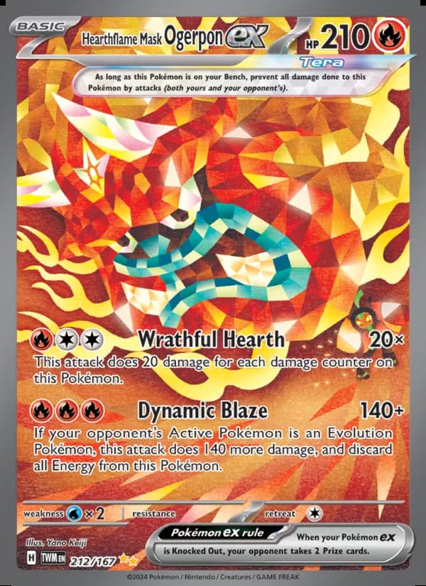 Ogerpon Máscara Horno ex — Mascarada Crepuscular #212