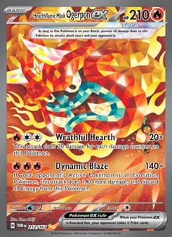 Hearthflame Mask Ogerpon ex — Twilight Masquerade #212