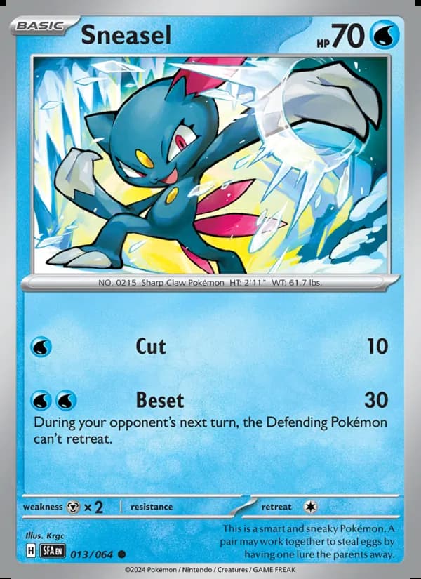 Sneasel — Shrouded Fable #013