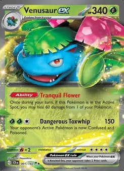 Venusaur ex — Stellar Crown #001
