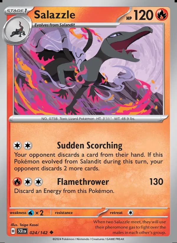Salazzle — Stellar Crown #024