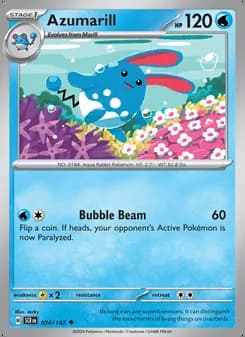 Azumarill — Stellar Crown #034