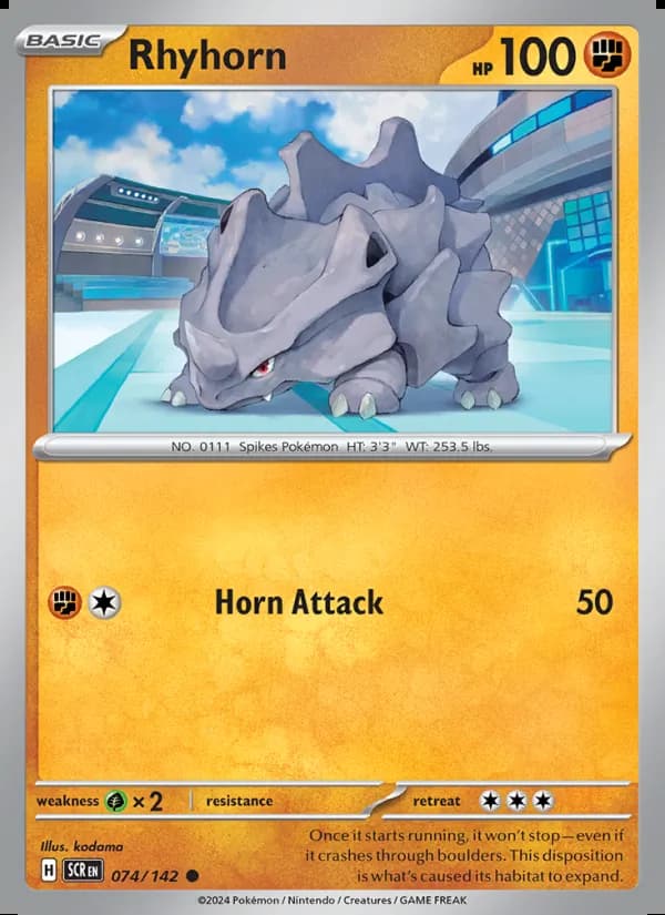 Rhyhorn — Stellar Crown #074