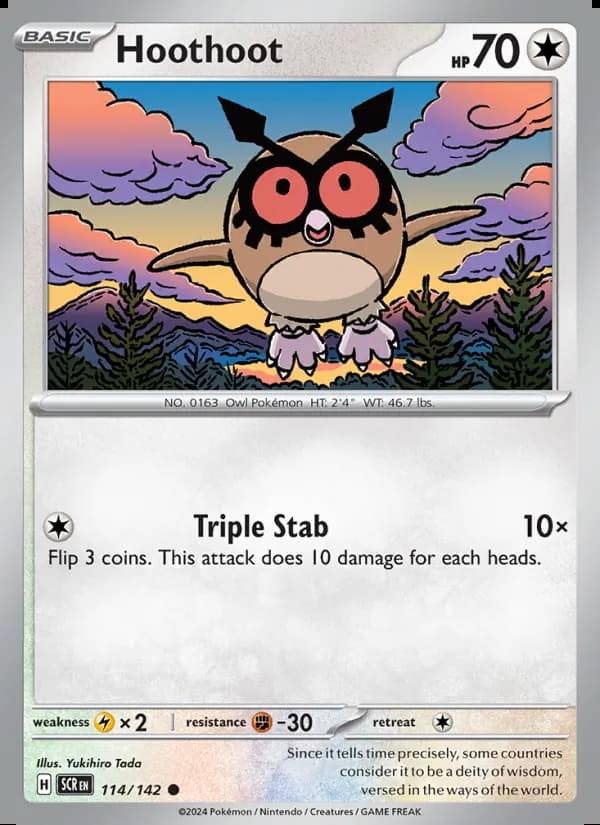 Hoothoot — Stellar Crown #114