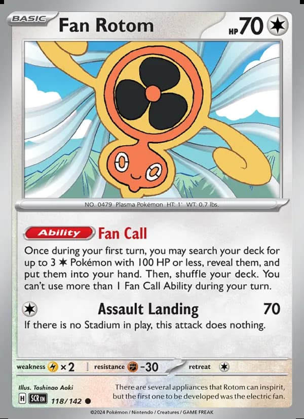 Fan Rotom — Stellar Crown #118