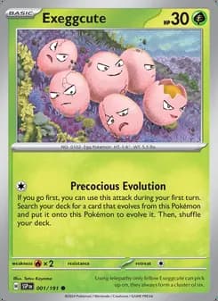 Exeggcute — Chispas Fulgurantes #001