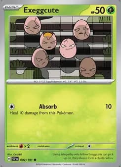 Exeggcute — Chispas Fulgurantes #002