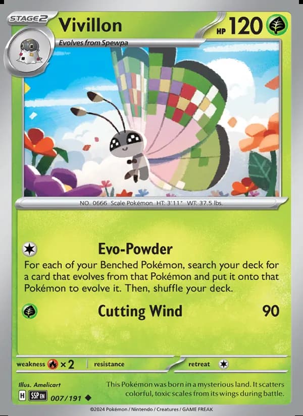 Vivillon — Surging Sparks #007