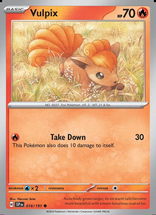 Vulpix — Surging Sparks #016