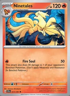 Ninetales — Chispas Fulgurantes #017
