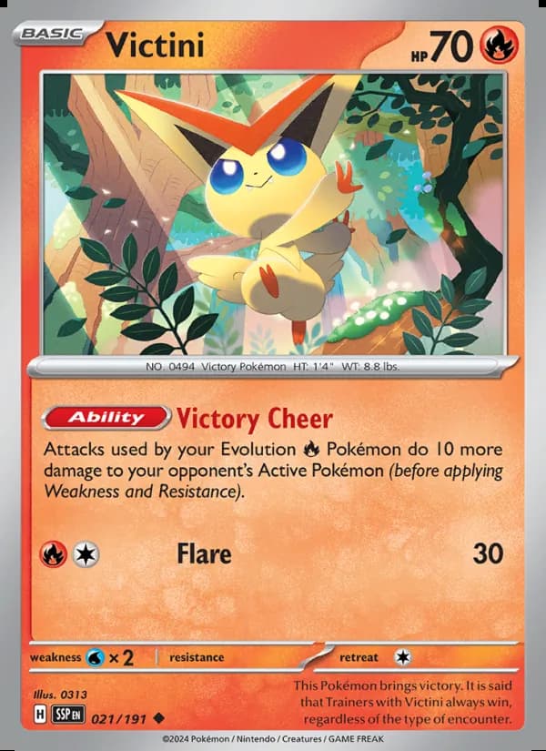 Victini — Surging Sparks #021