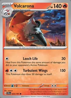 Volcarona — Chispas Fulgurantes #025