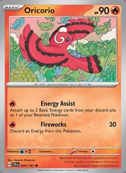 Oricorio — Chispas Fulgurantes #026