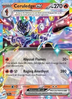 Ceruledge ex — Chispas Fulgurantes #036