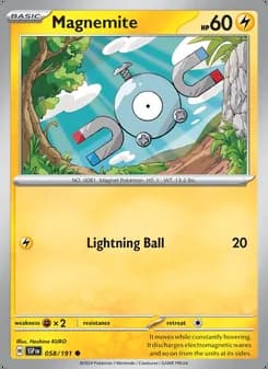 Magnemite — Chispas Fulgurantes #058