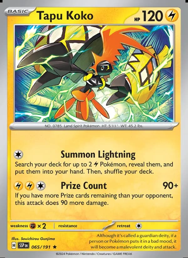 Tapu Koko — Surging Sparks #065
