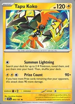 Tapu Koko — Chispas Fulgurantes #065