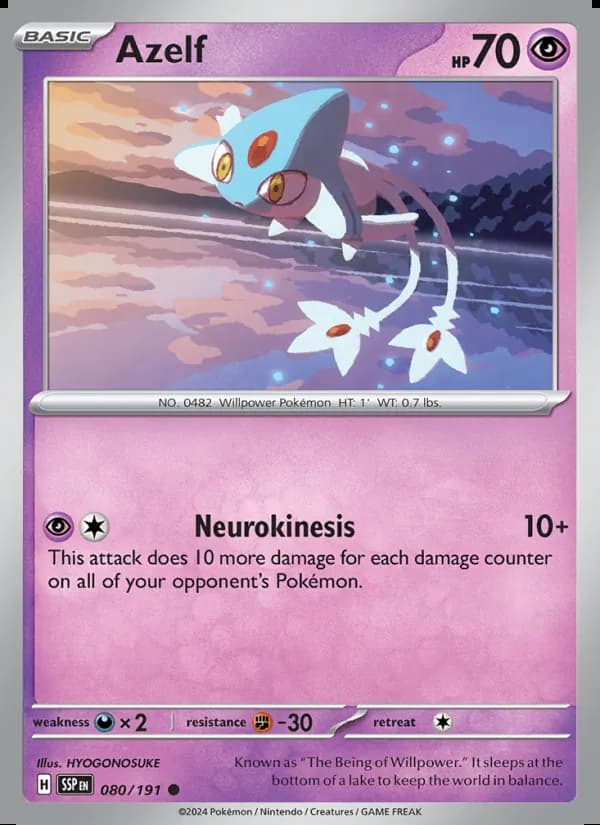 Azelf — Surging Sparks #080
