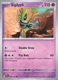 Sigilyph — Chispas Fulgurantes #081