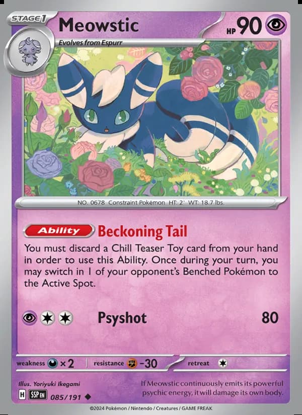 Meowstic — Surging Sparks #085