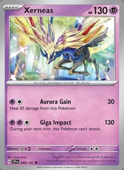 Xerneas — Chispas Fulgurantes #088