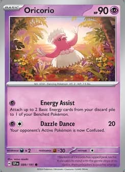 Oricorio — Chispas Fulgurantes #089