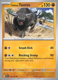 Tauros de Paldea — Chispas Fulgurantes #101