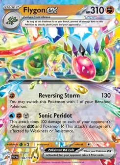 Flygon ex — Chispas Fulgurantes #106