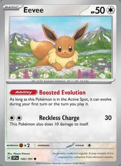 Eevee — Chispas Fulgurantes #143