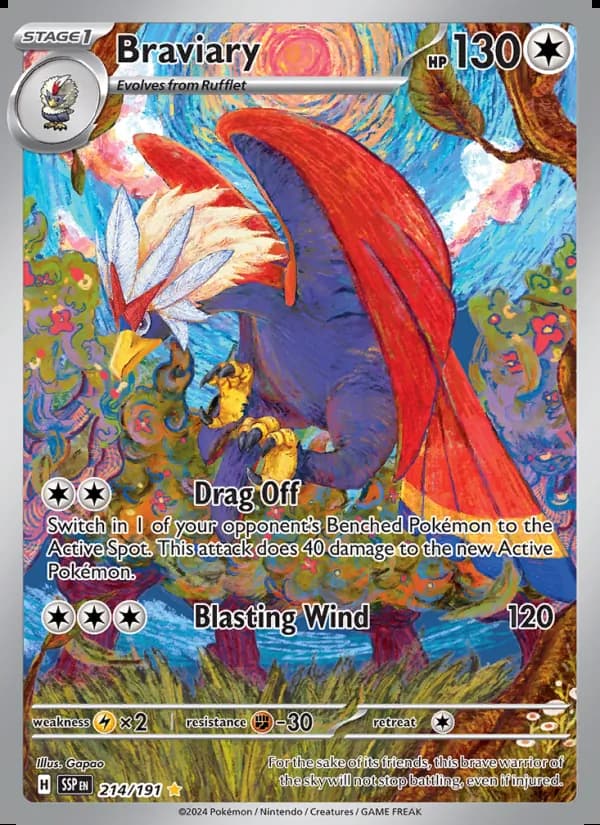 Braviary — Surging Sparks #214