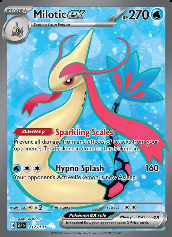 Milotic ex — Surging Sparks #217