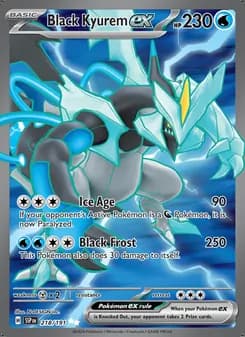 Kyurem Negro ex — Chispas Fulgurantes #218
